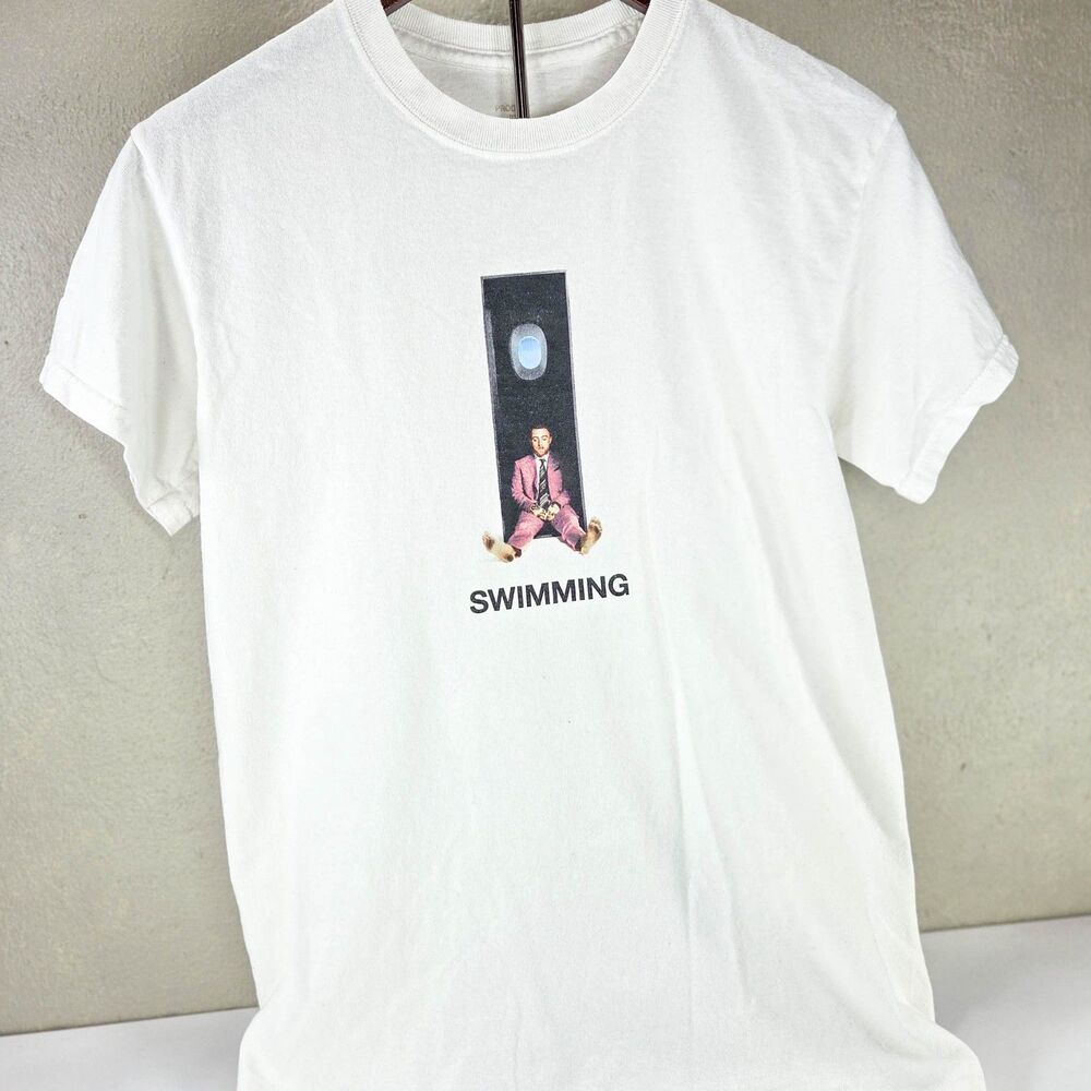 Mac Miller Swimming Album Tour T-Shirt White Double Sided Size Small